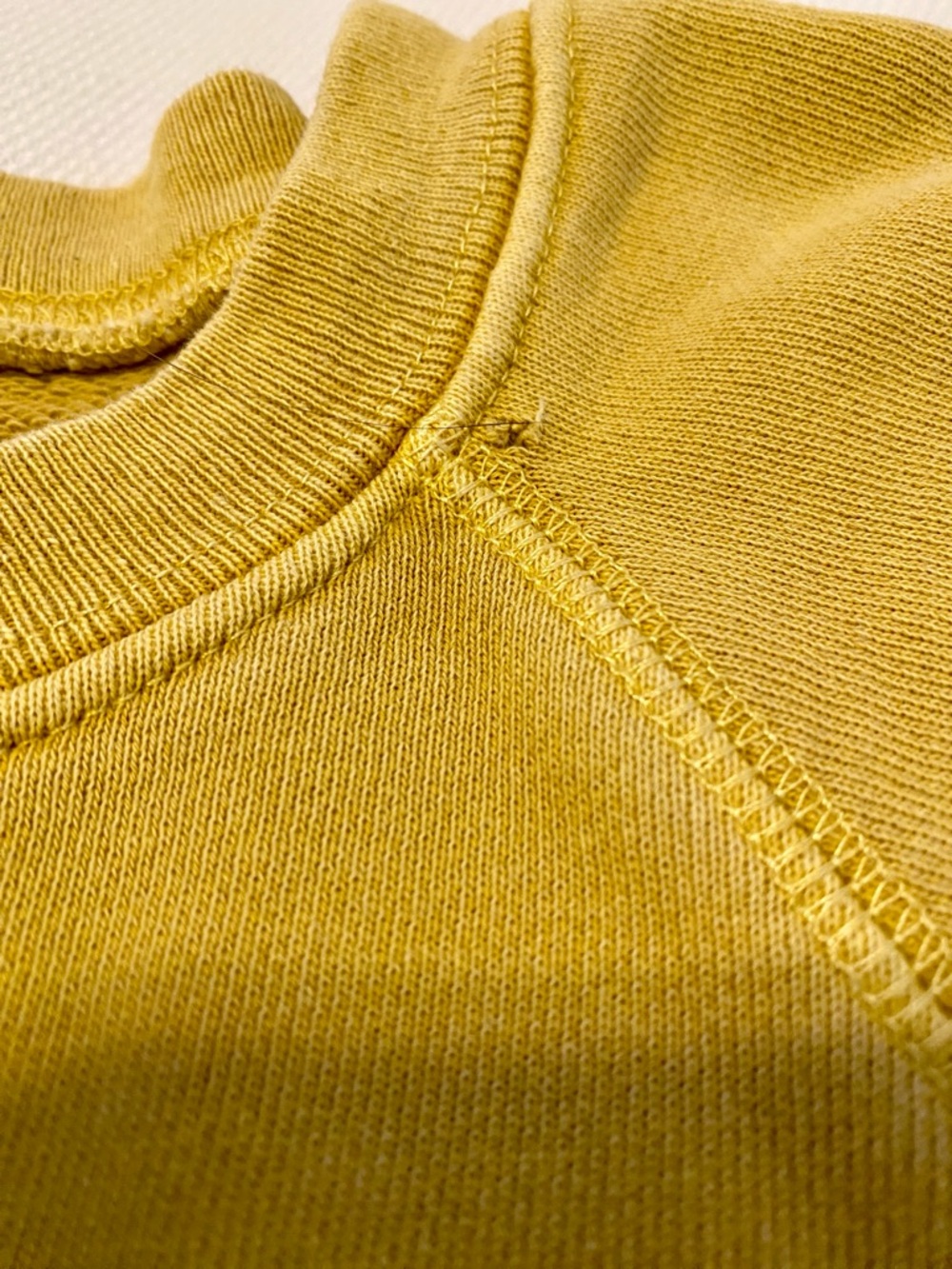 Rivet & Thread Balloon Sleeve Sweatshirt Yellow XL - Picture 7 of 8